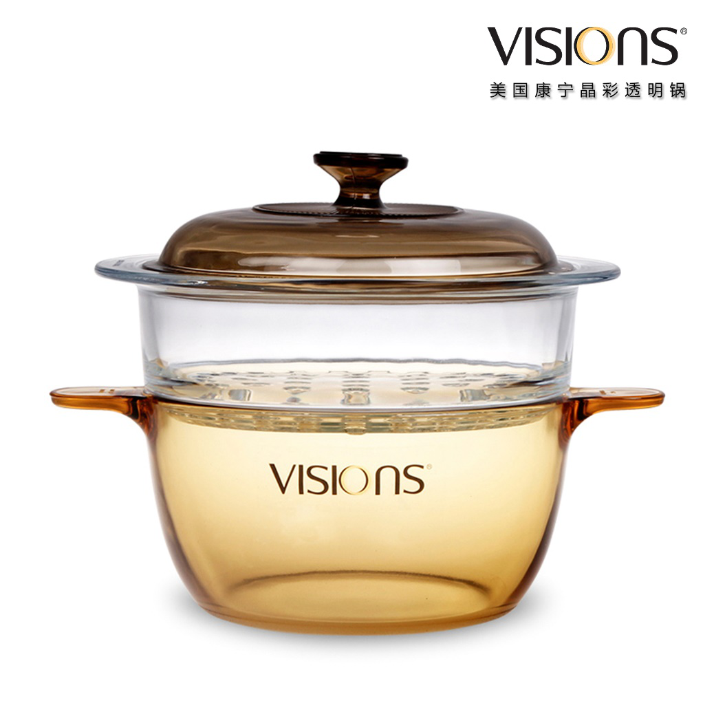 VISIONS 美国康宁晶彩透明锅-五谷丰登