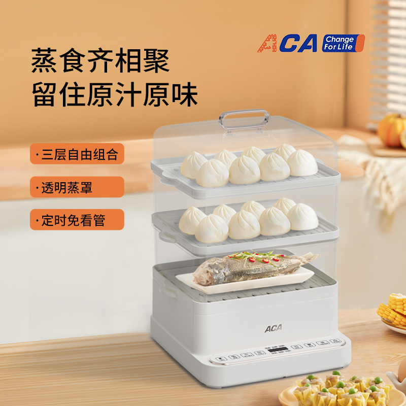 ACA 多功能电蒸锅 ALY-H80DZ13D