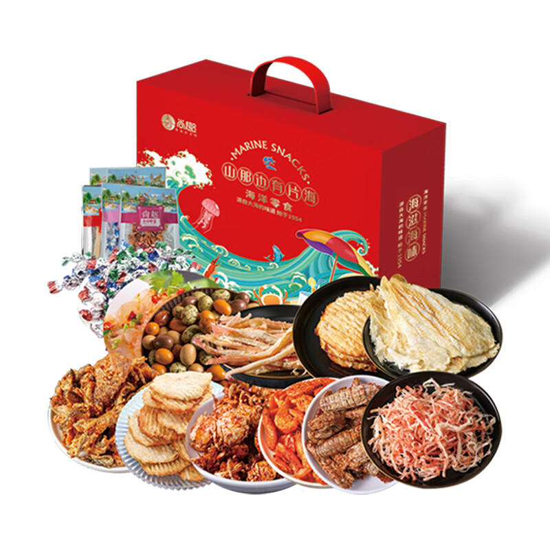 蜜我零食礼包+尚趣海鲜零食大礼盒